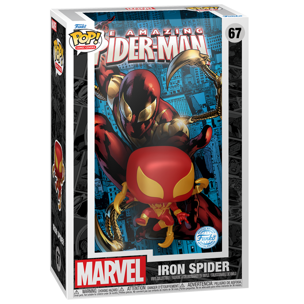 Marvel - The Amazing Spider-Man Iron Spider #529 Pop! Comic Covers Vinyl Figure