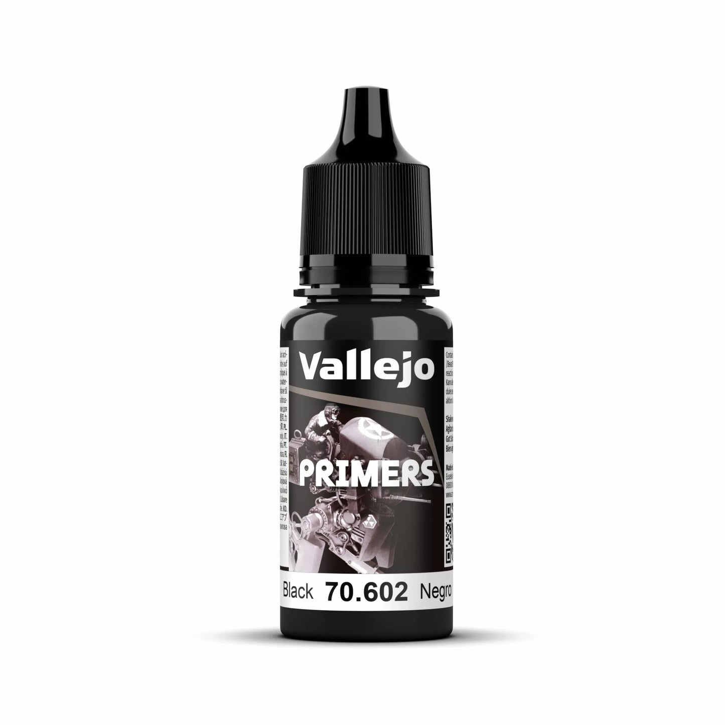 Vallejo - Surface Primer - Black 18ml-Air brush Paint-LetsPlayGames-ProHobbies