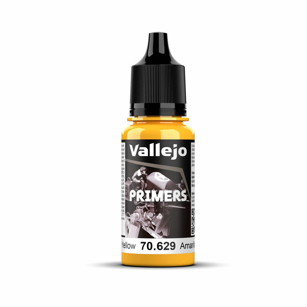 Vallejo - Surface Primer - Sun Yellow 18ml-Air brush Paint-LetsPlayGames-ProHobbies