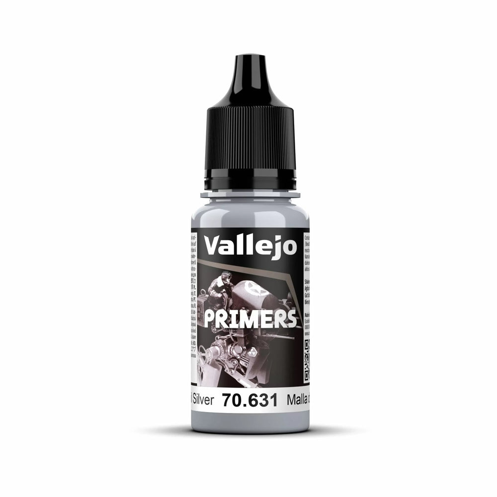 Vallejo Surface Primer - Chainmail Silver 18ml-Air brush Paint-LetsPlayGames-ProHobbies