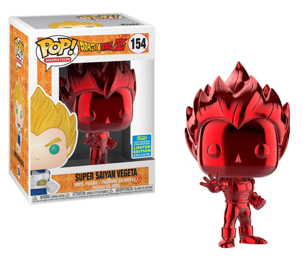 Funko POP! Dragonball Z Super Saiyan Vegeta 154 exclusive (RED CHROME)