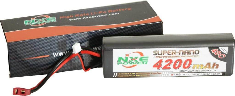 
                  
                    NXE 7.4v 4200mah 40c Round Hard Case Deans - Command Elite Hobbies
                  
                