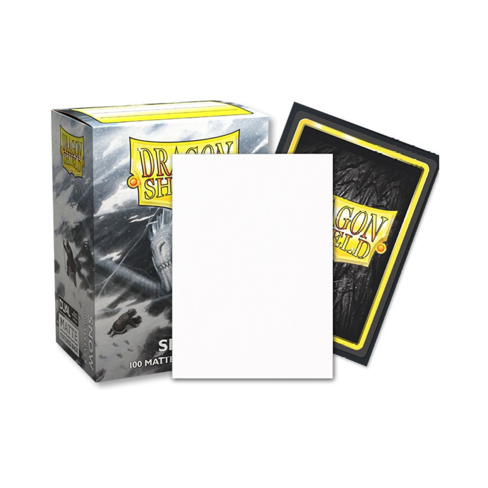 Dragon Shield: Sleeves – Matte Dual – Snow