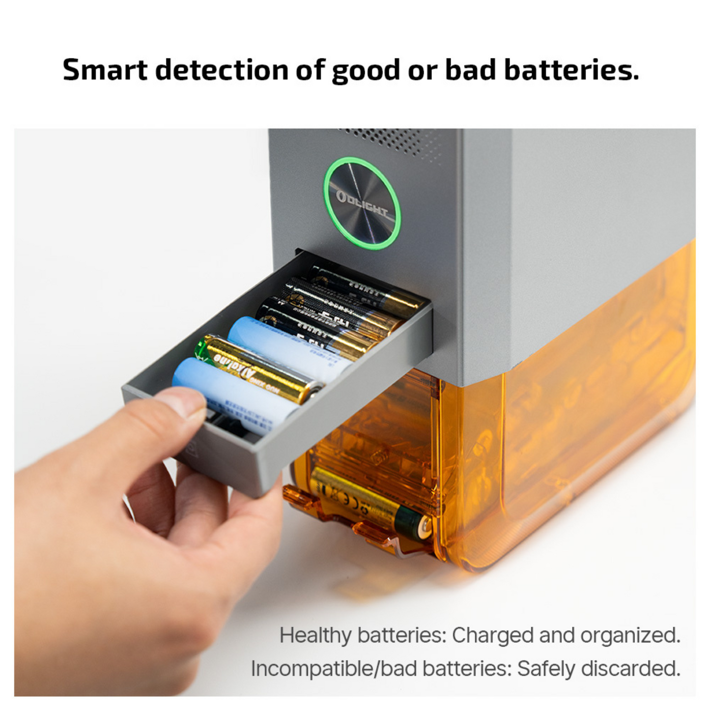 
                  
                    Olight Ostation X Automatic 3-in-1 Rechargeable AA/AAA Battery Charger, Tester&Organizer
                  
                