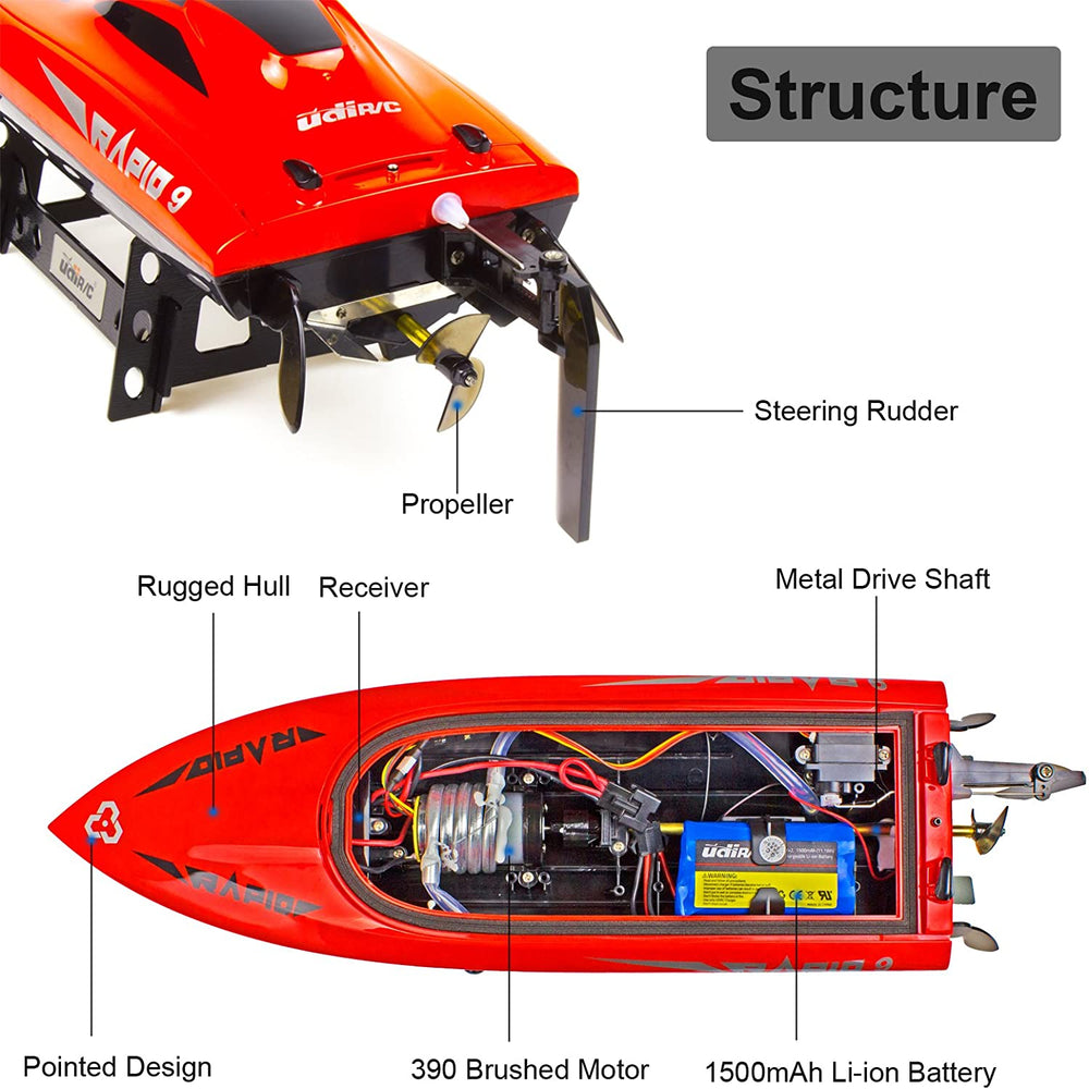 
                  
                    UDI RC 2.4ghz RC Racing Boat High Speed Electronic Remote Control Boat
                  
                