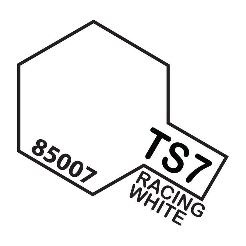 Tamiya TS-7 Racing White Lacquer Spray Paint 100ml-Tamiya-ProHobbies