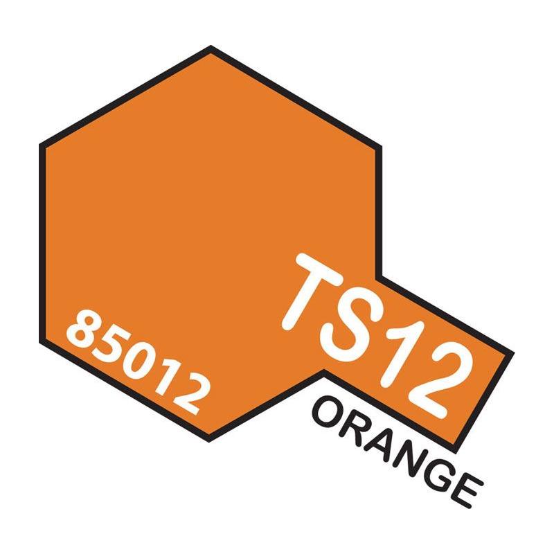 Tamiya TS-12 Orange Lacquer Spray Paint 100ml-Tamiya-ProHobbies