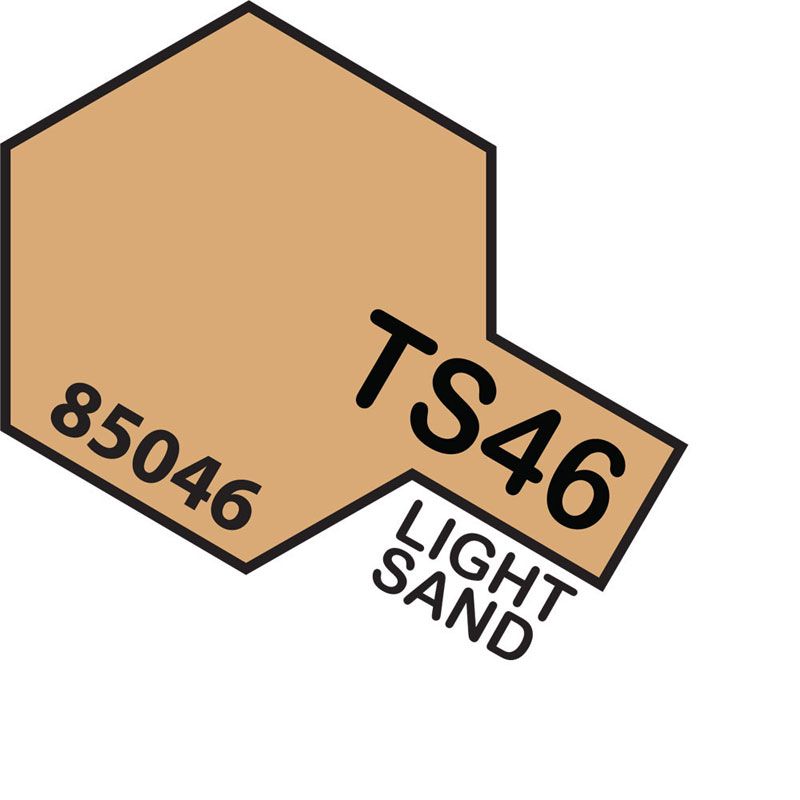 Tamiya TS-46 Light Sand Lacquer Spray Paint 100ml-Tamiya-ProHobbies