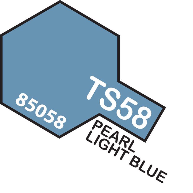 Tamiya TS-58 Pearl Light Blue Lacquer Spray Paint 100ml-Tamiya-ProHobbies