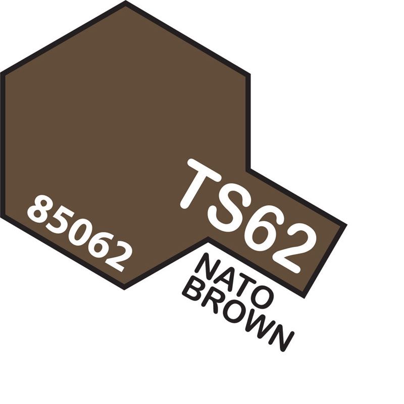 Tamiya TS-62 Nato Brown Lacquer Spray Paint 100ml-Tamiya-ProHobbies