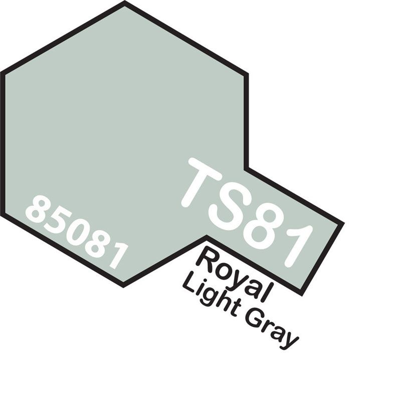 Tamiya TS-81 Royal Light Grey Lacquer Spray Paint 100ml-Tamiya-ProHobbies