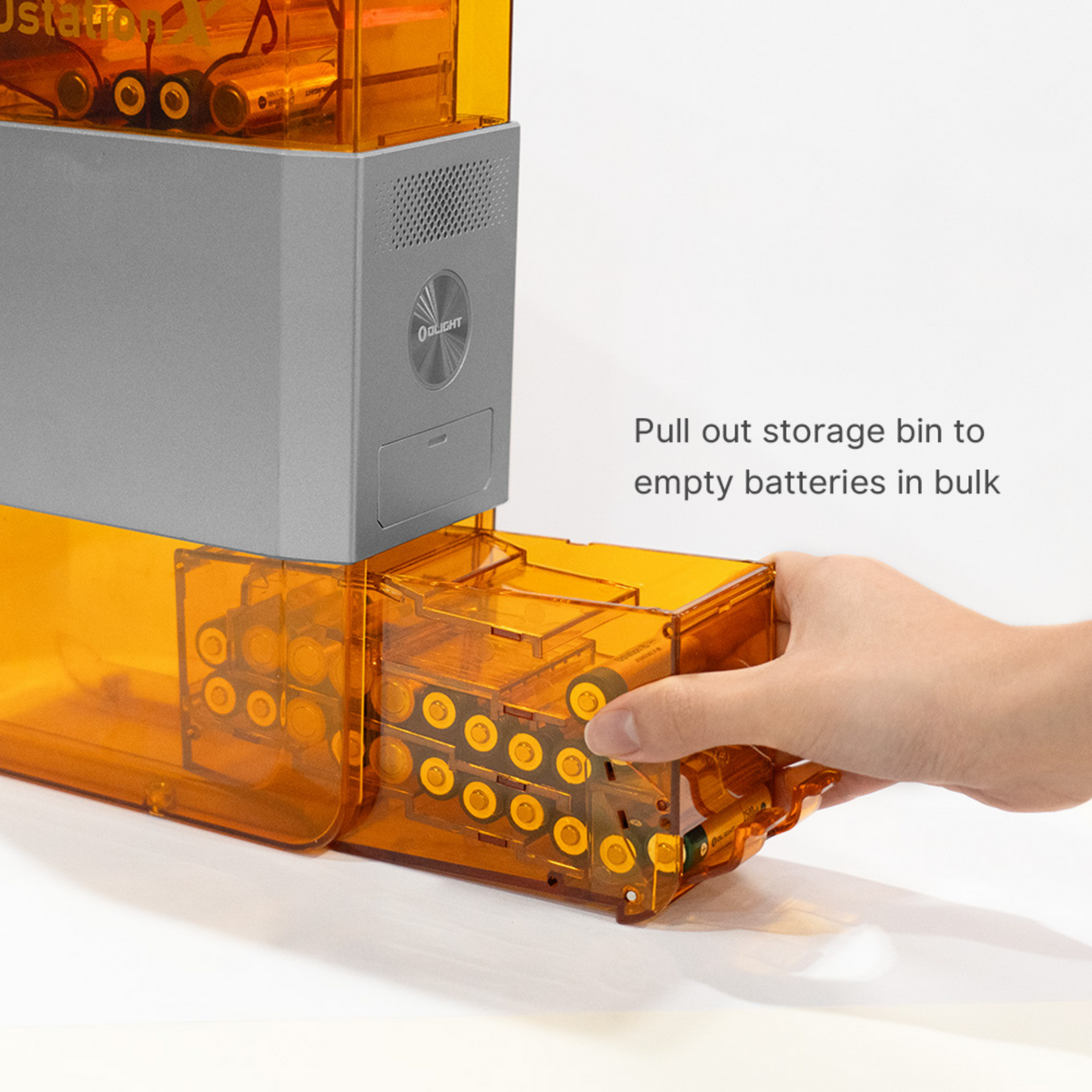 
                  
                    Olight Ostation X Automatic 3-in-1 Rechargeable AA Battery Charger, Tester&Organizer
                  
                