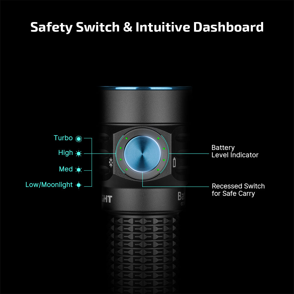 
                  
                    Olight Baton Turbo Rechargeable Multiple Power Sources Torch with 510-meter Beam
                  
                