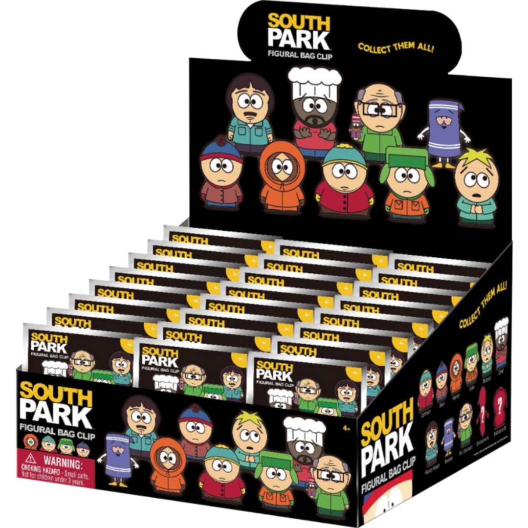 
                  
                    South Park - Mystery 3D Figural Foam Bag Clip Blind Bag
                  
                