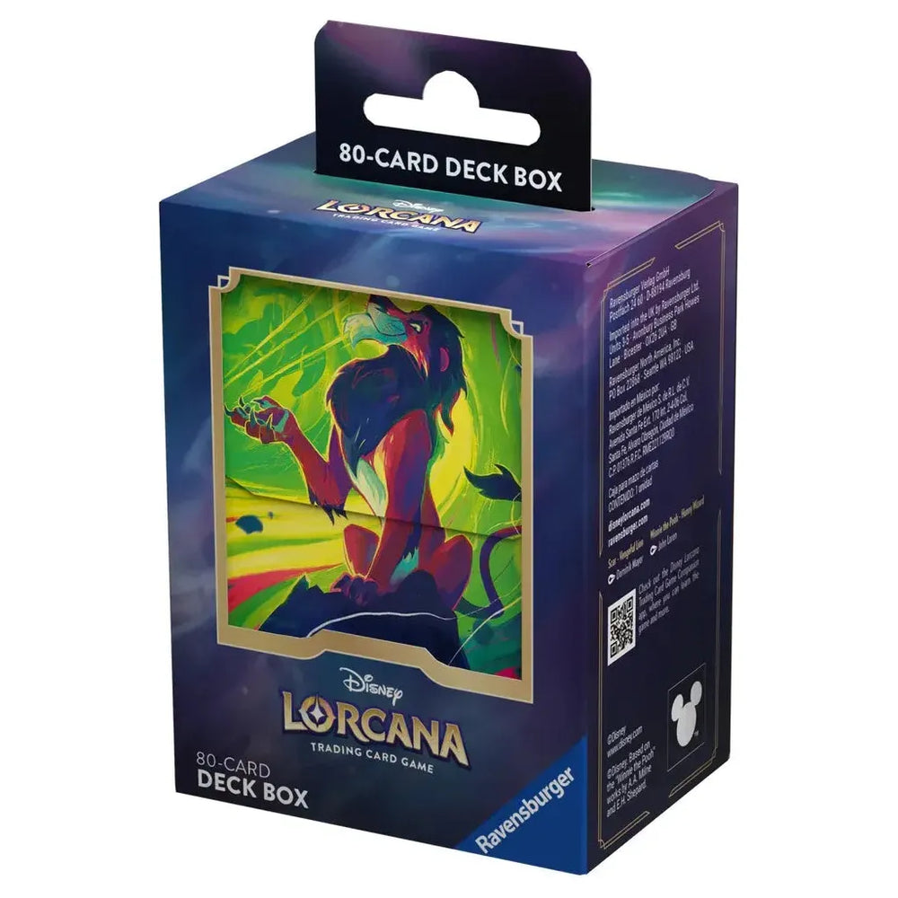Disney Lorcana TCG: Azurite Sea Set 6 Deck Box - Scar-Trading Cards-Lorcana-ProHobbies