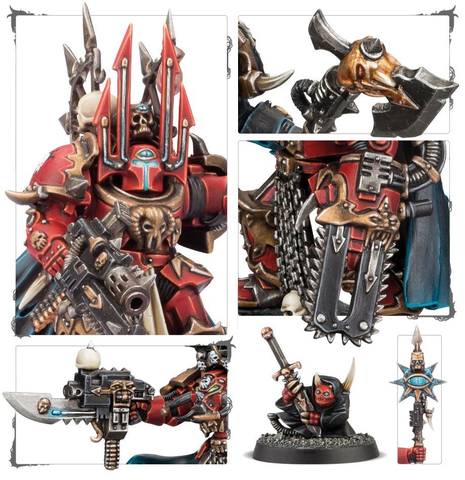 
                  
                    Chaos Space Marines Chaos Lord/Sorcerer in Terminator Armour
                  
                