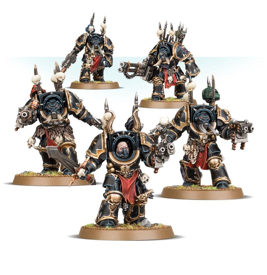 
                  
                    Chaos Space Marines Terminators
                  
                