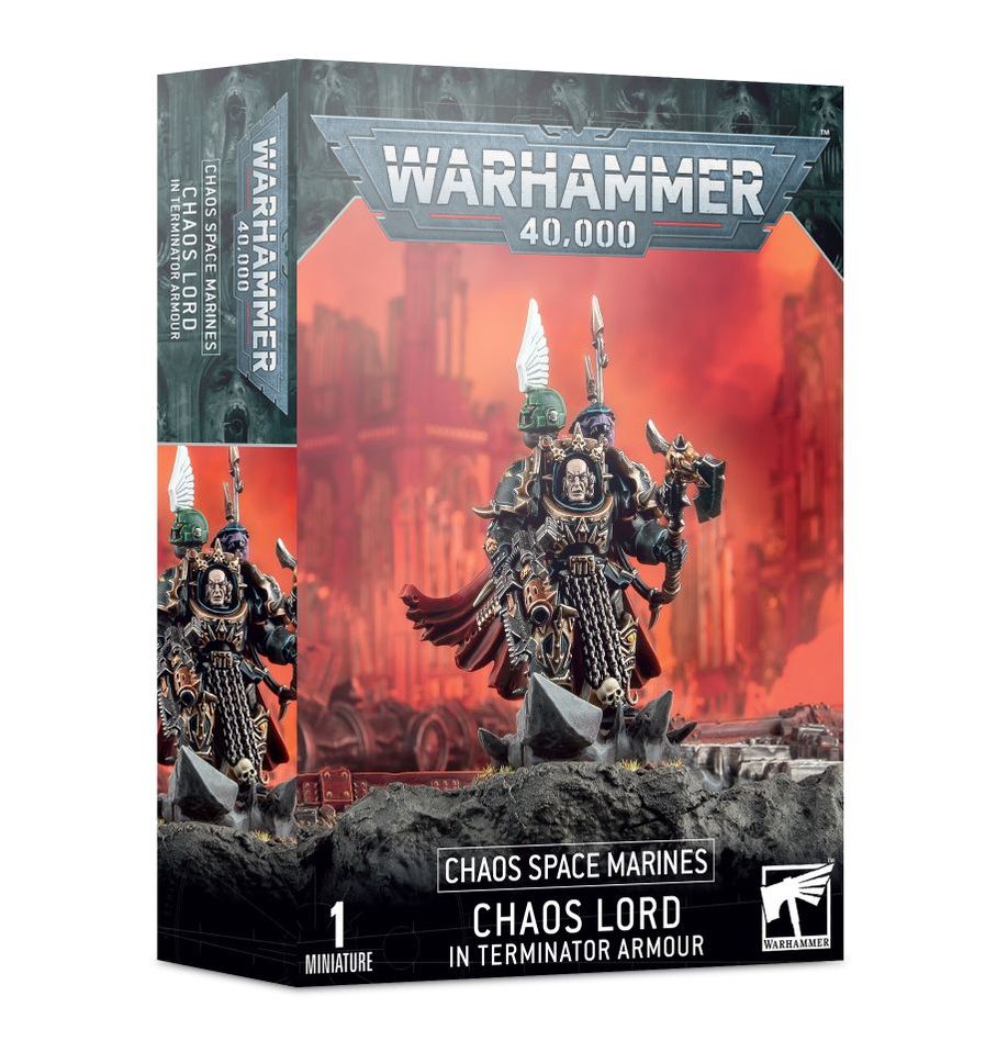 Chaos Space Marines Chaos Lord/Sorcerer in Terminator Armour