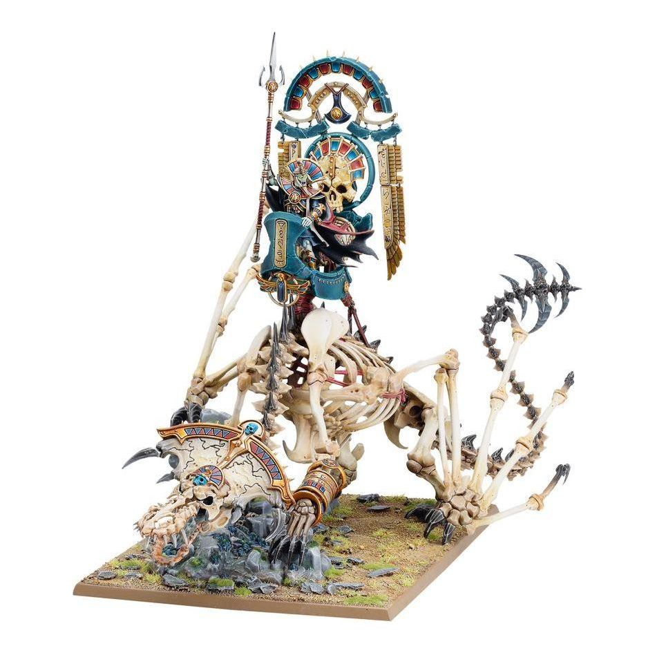 Warhammer The Old World: Tomb King/Liche Priest on Necrolith Bone Dragon