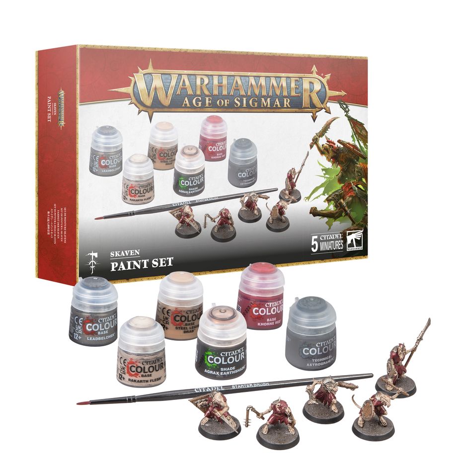 Warhammer Age of Sigmar: Skaven + Paint Set-Games Workshop-ProHobbies