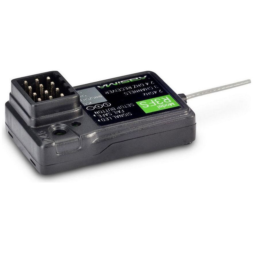 Absima 3-channel receiver suitable for CR2S(V2), CR3P and CR4T radio - Waterresistant.-Absima-ProHobbies