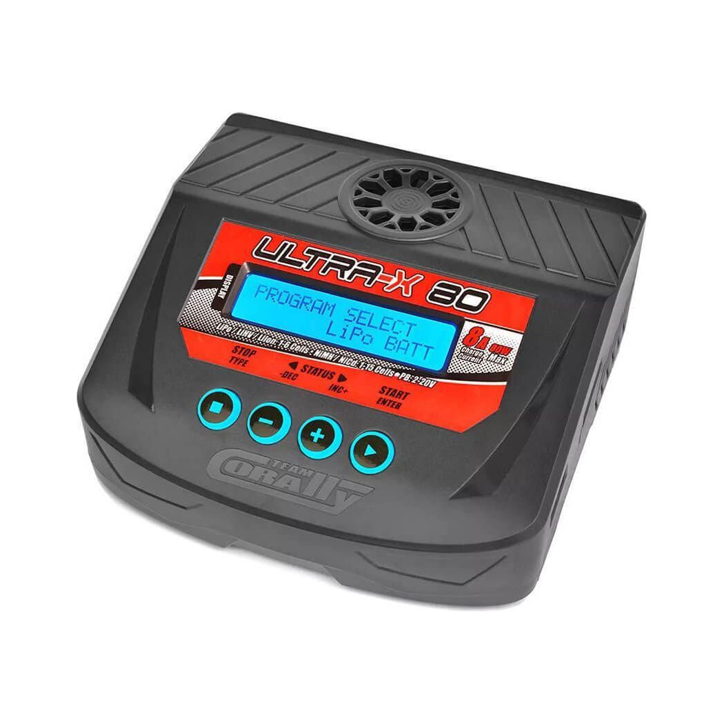 Team Corally - Ultra-X 80 - AC/DC Balance Charger - 80W - 1-6S Lixx - 1-15 Nixx - 2-20V PB - AU Version-GT POWER-ProHobbies