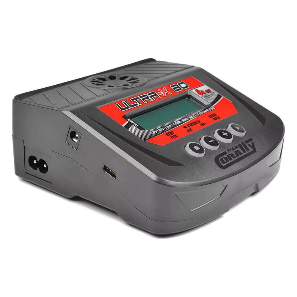 
                  
                    Team Corally - Ultra-X 80 - AC/DC Balance Charger - 80W - 1-6S Lixx - 1-15 Nixx - 2-20V PB - AU Version-GT POWER-ProHobbies
                  
                