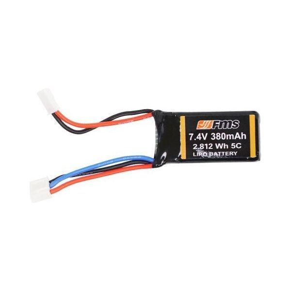 ROCHOBBY LIPO Battery 2S 380mAh (C2052)-FMS-ProHobbies