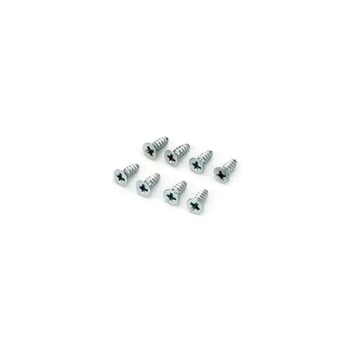 Du-Bro M3 x 8mm Phillips Head Self Tapping Countersunk Screws, 8pcs, Part 2296