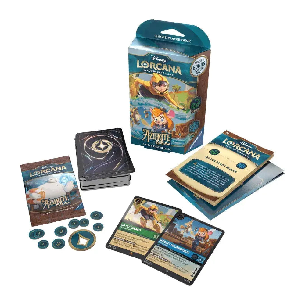 Disney Lorcana TCG: Azurite Sea Starter Deck-Trading Cards-Lorcana-ProHobbies