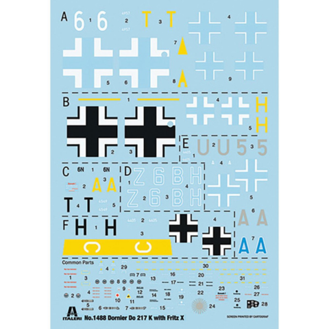 
                  
                    ITALERI DORNIER DO 217 K-1/K-2 WITH FRITZ-X GUIDED BOMBS
                  
                
