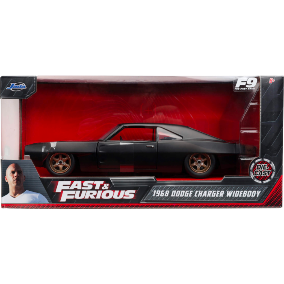 
                  
                    Fast & Furious 9 - 1968 Dodge Charger Hellacious Metals 1/24th Scale Die-Cast Vehicle
                  
                