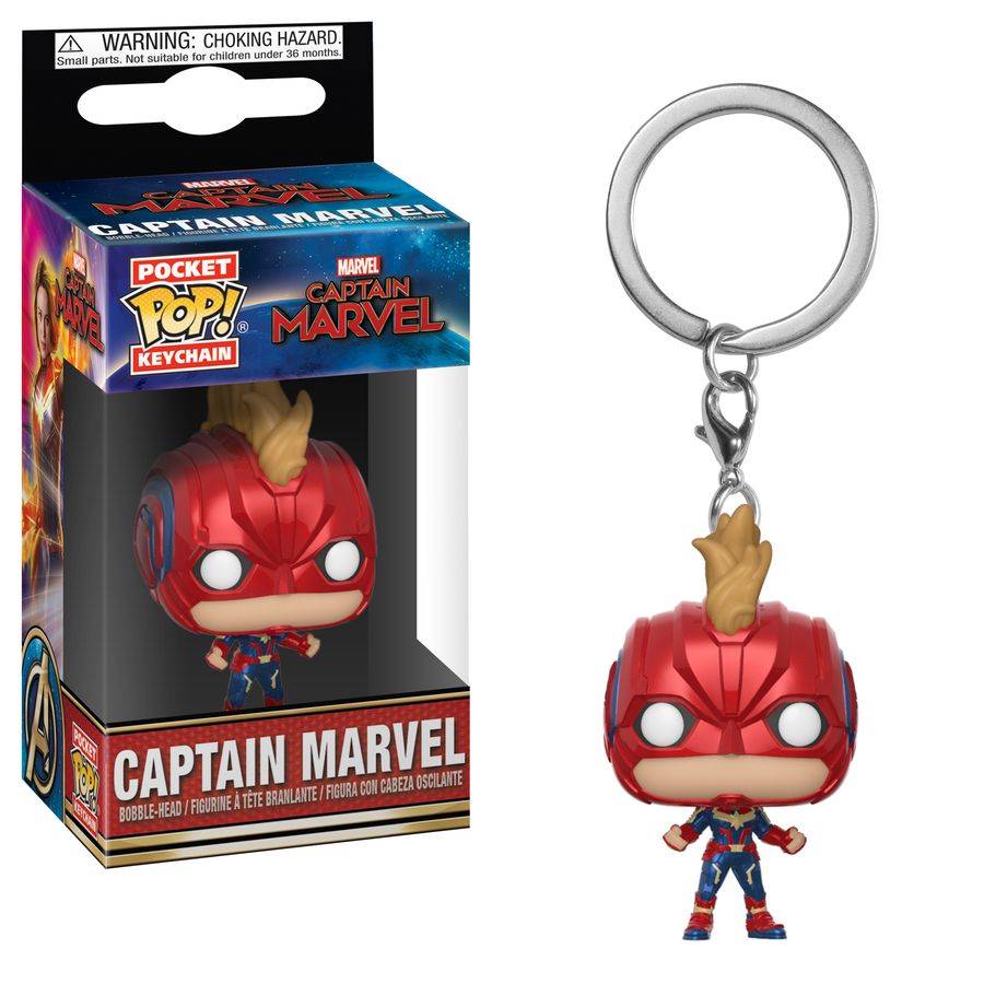 Captain Marvel (2019) - CMarvel Mask Pop! Keychain-IKON-ProHobbies