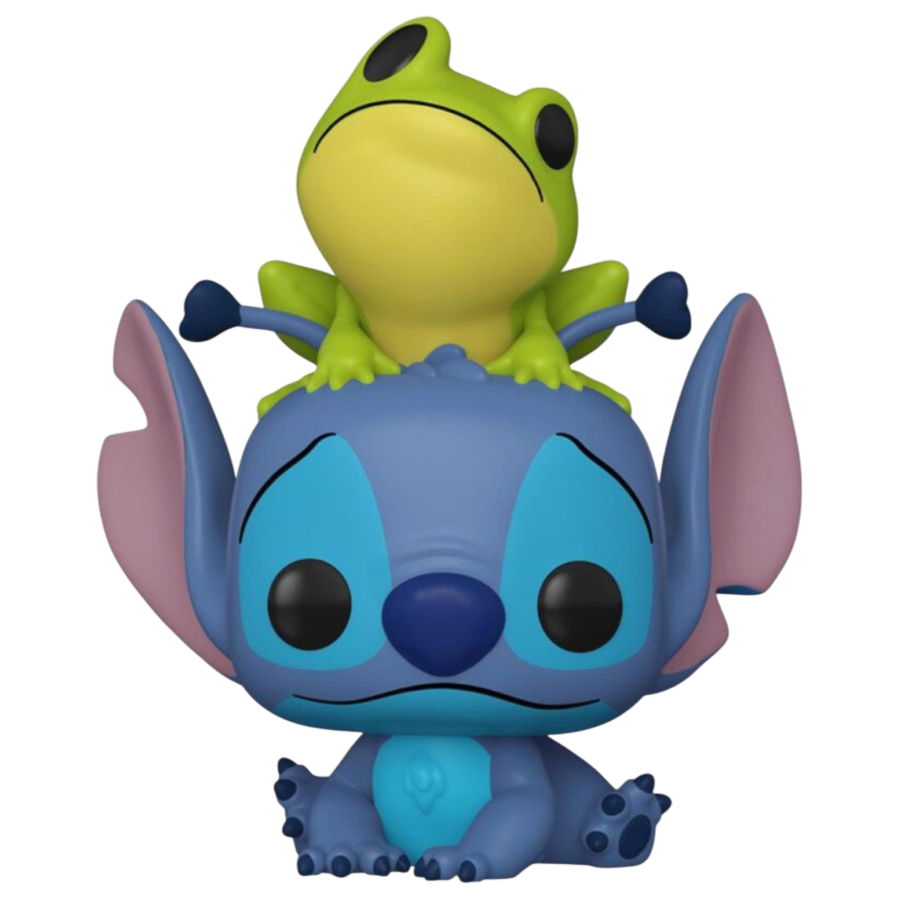 Lilo & Stitch - Stitch with Frog US Exclusive Pop! Vinyl [RS]-IKON-ProHobbies