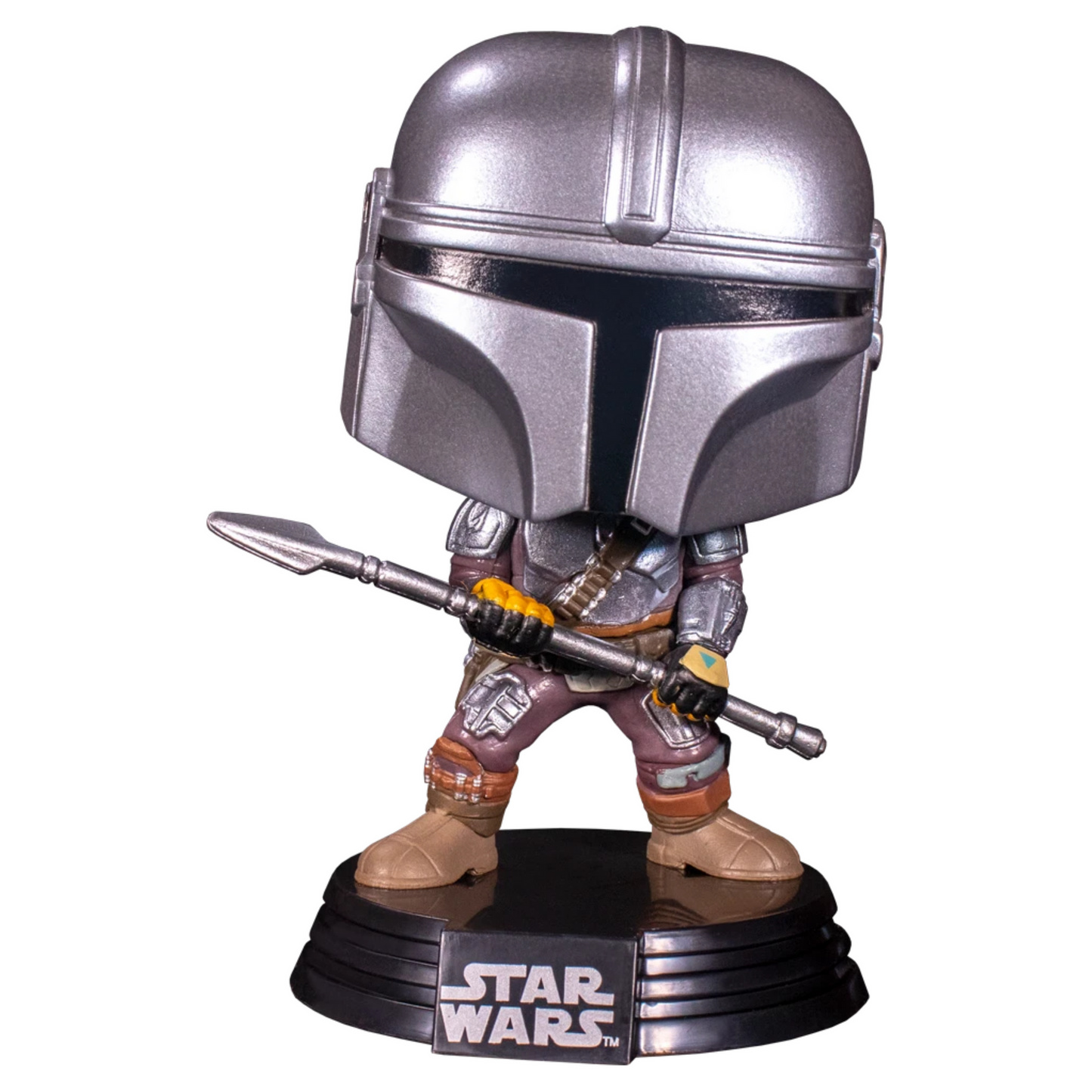 Star Wars: The Mandalorian - The Mandalorian with Beskar Staff Pop! Vinyl Figure