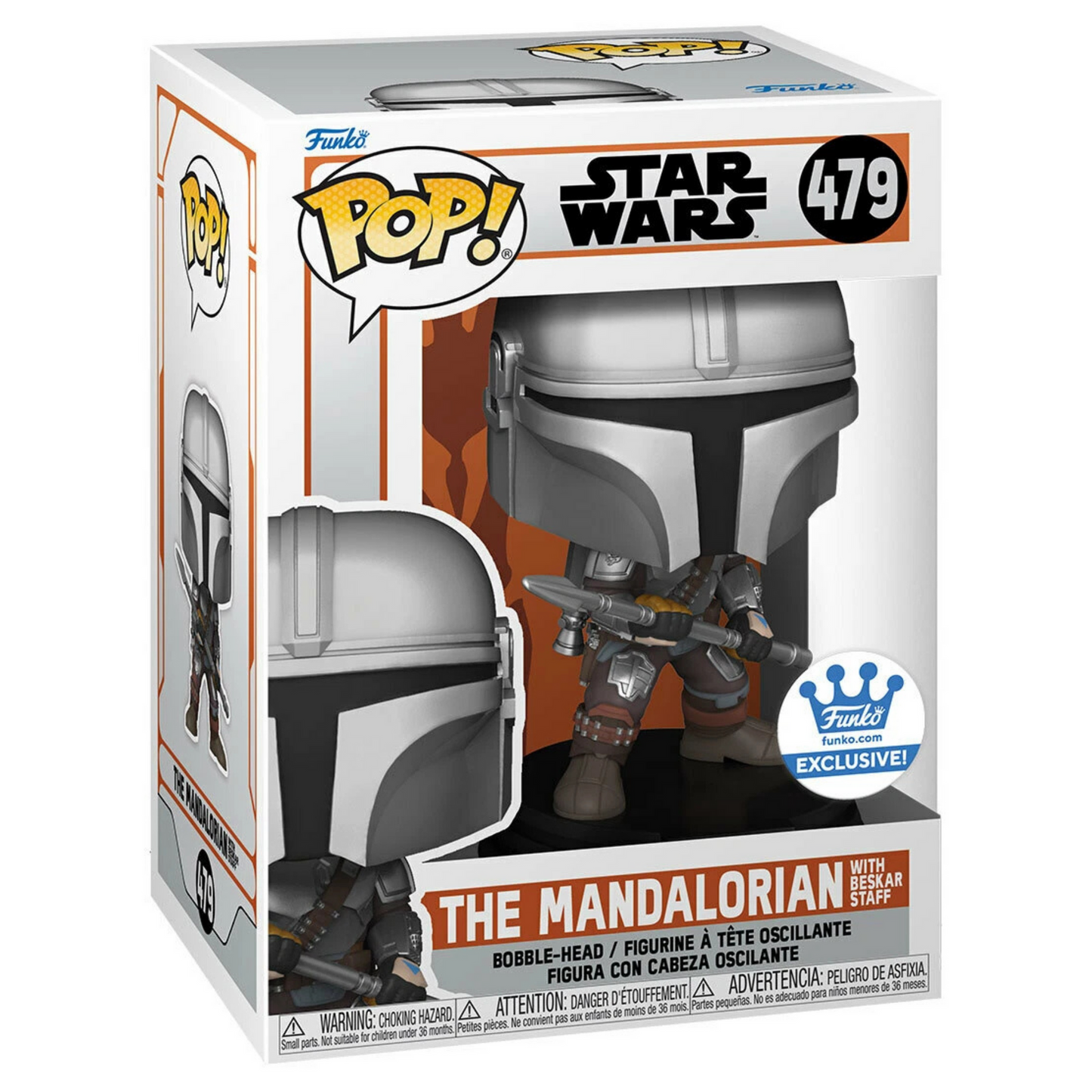 
                  
                    Star Wars: The Mandalorian - The Mandalorian with Beskar Staff Pop! Vinyl Figure
                  
                