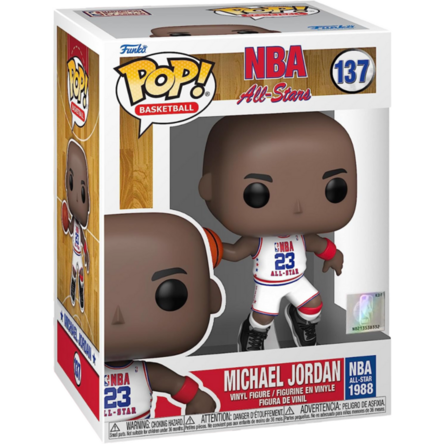 
                  
                    NBA Basketball - Michael Jordan 1988 All-Star Jersey Pop! Vinyl Figure
                  
                