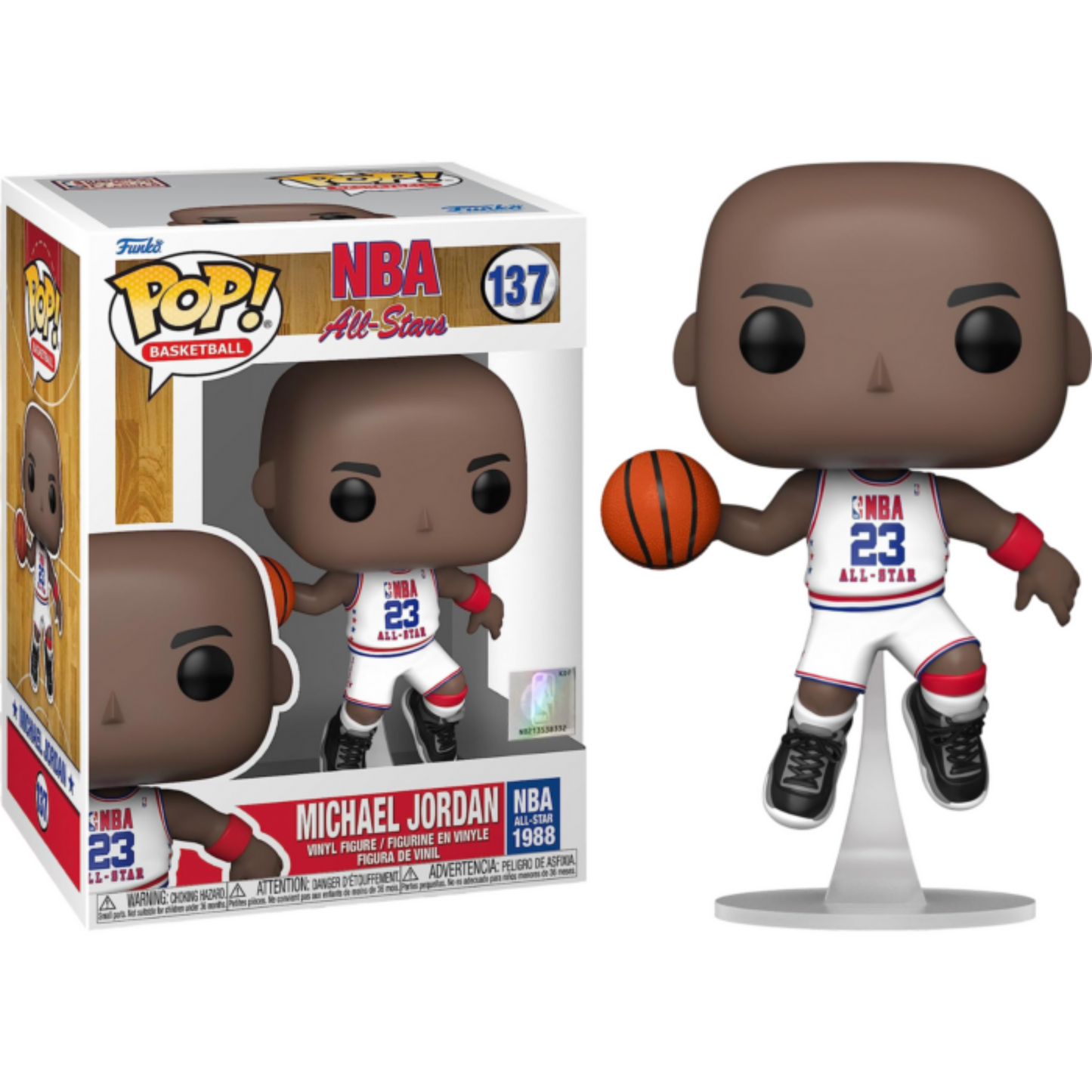 NBA Basketball - Michael Jordan 1988 All-Star Jersey Pop! Vinyl Figure