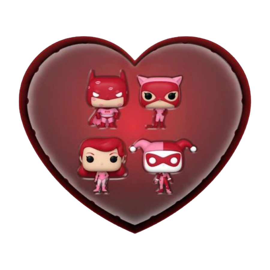 Batman: The Animated Series - Valentines Day US Exclusive Pocket Pop! 4-pack