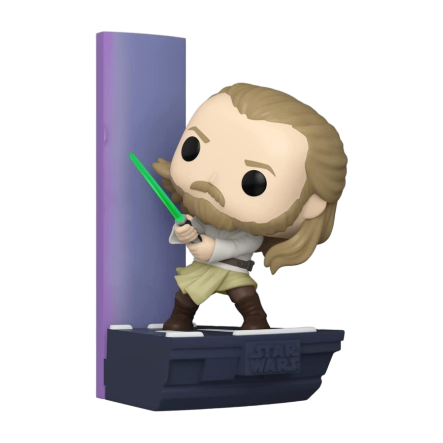 Star Wars - Duel of the Fates: Qui-Gon Jin US Exclusive Pop! Deluxe [RS]-IKON-ProHobbies