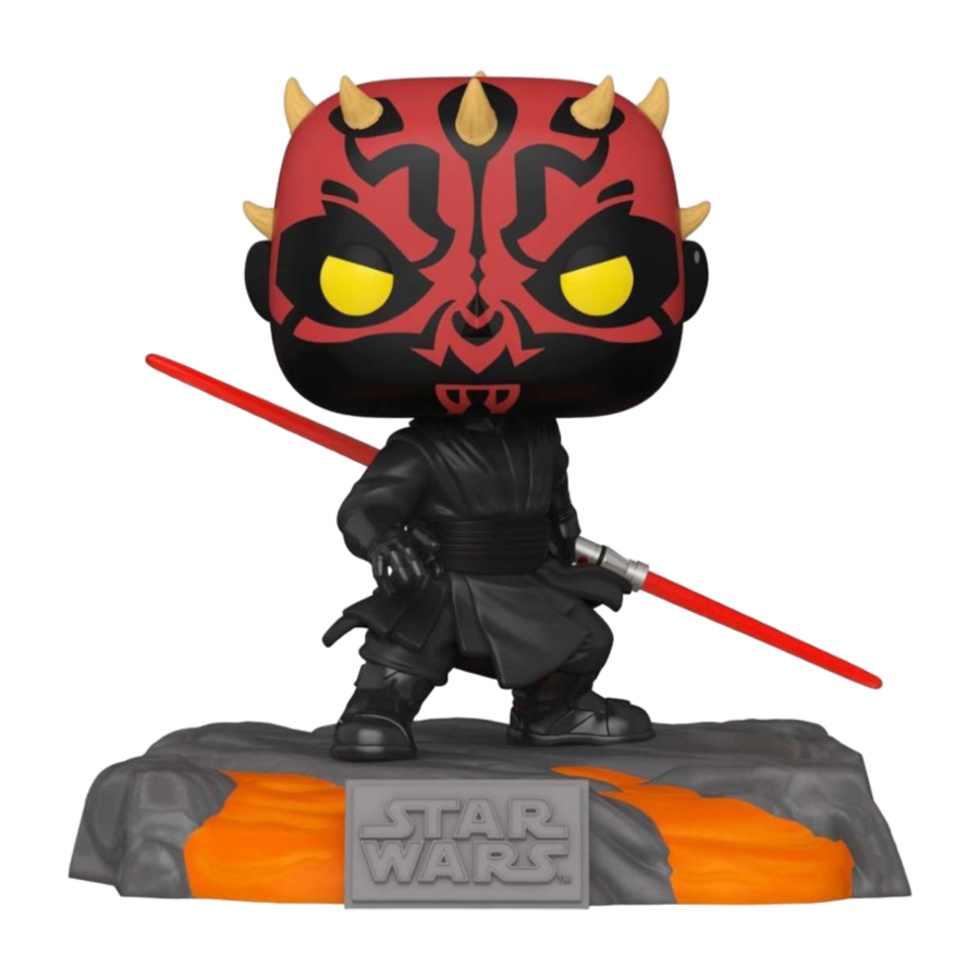 Star Wars - Red Saber Series: Darth Maul Glow US Exclusive Pop! Deluxe [RS]