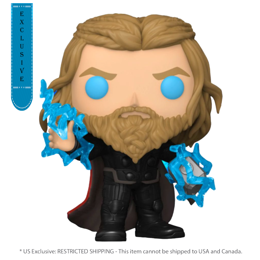 Avengers 4: Endgame - Thor with Thunder US Exclusive Pop! Vinyl [RS]