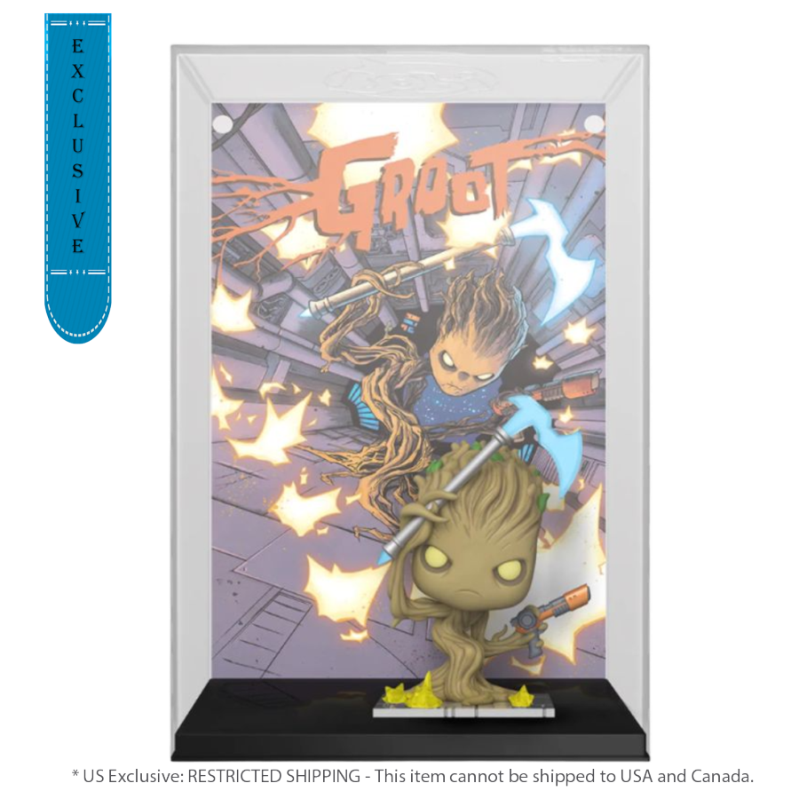 Marvel Comics - Groot US Exclusive Pop! Comic Cover [RS]-Collectible figure-IKON-ProHobbies