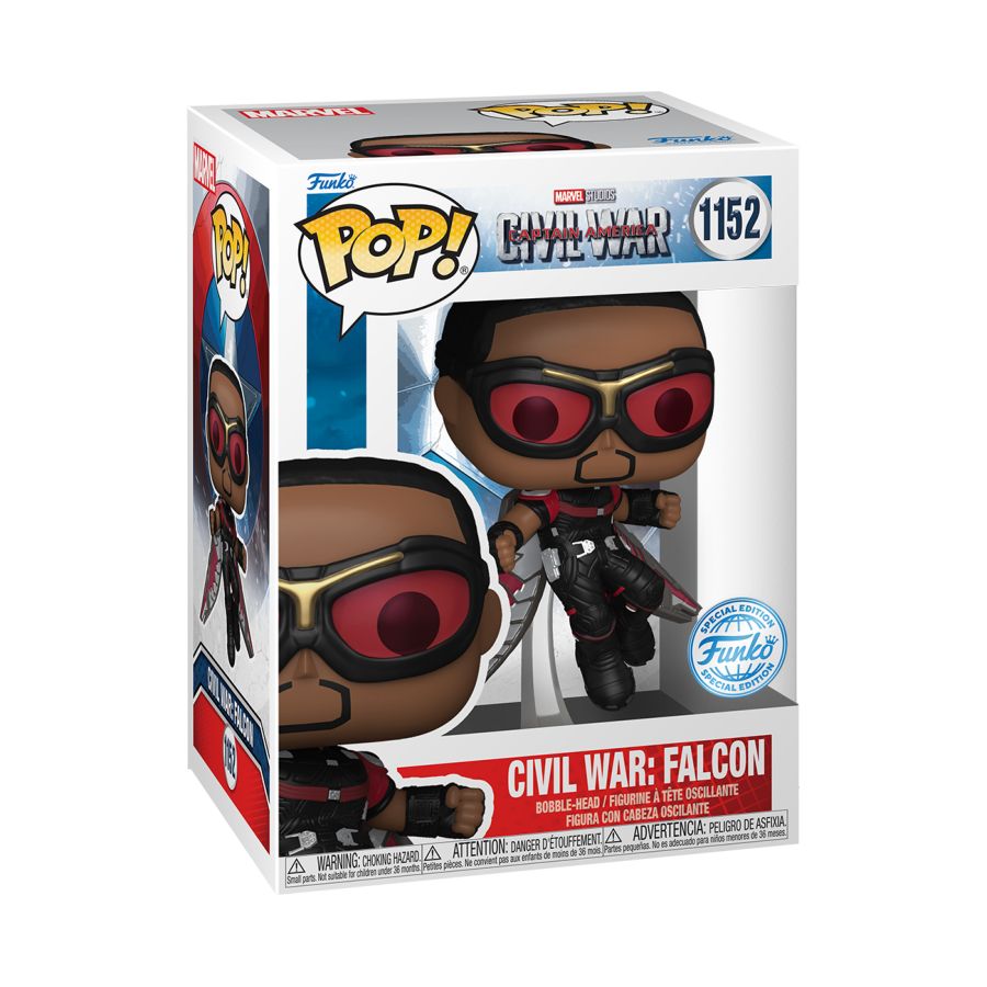 
                  
                    Captain America: Civil War - Falcon US Exclusive Build-A-Scene Pop! Vinyl [RS]
                  
                