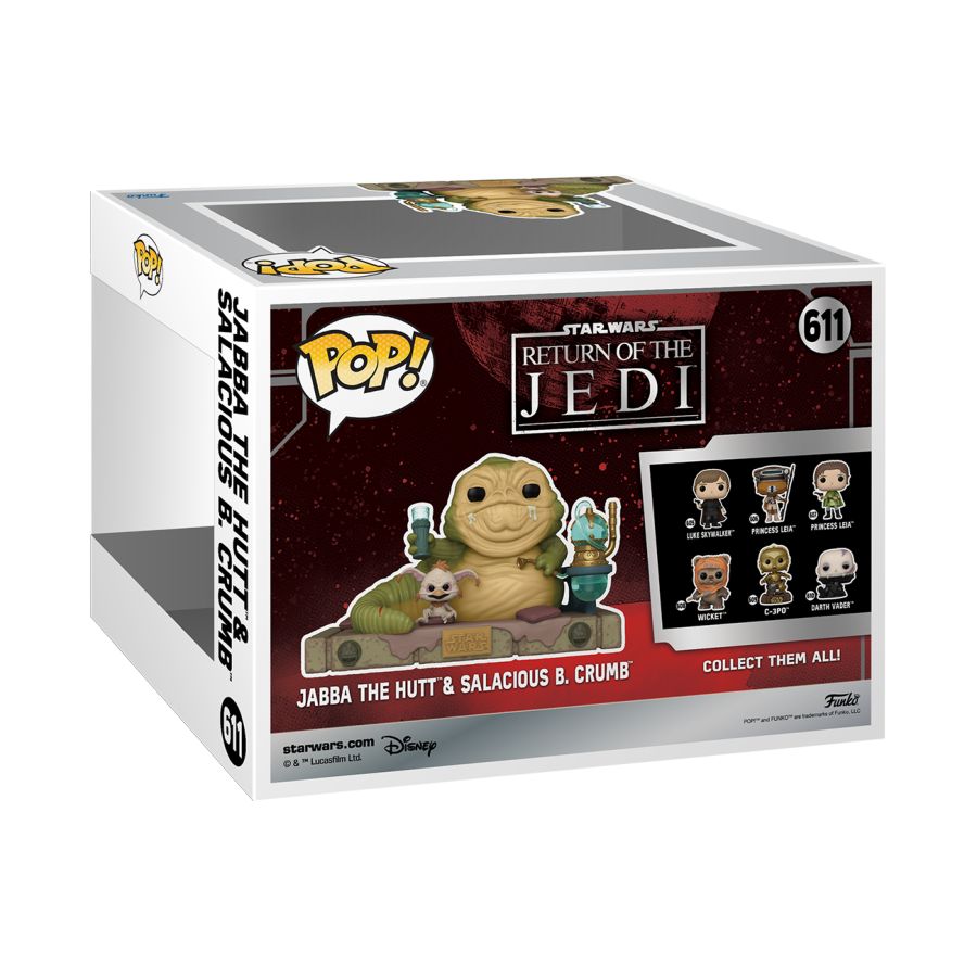 
                  
                    Star Wars: Return of the Jedi 40th Anniversary - Jabba with Salacious Pop! Movie Moment
                  
                