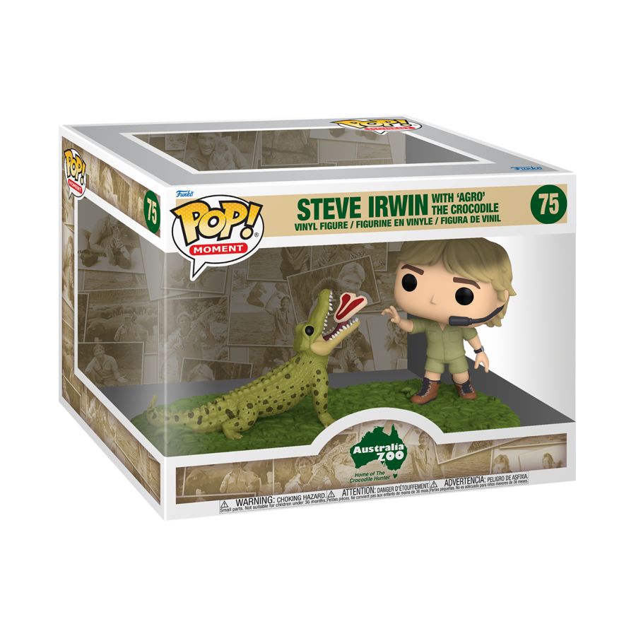 
                  
                    The Crocodile Hunter - Steve Irwin with Agro Pop! Moment
                  
                