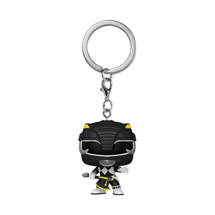 Power Rangers 30th - Black Ranger Pop! * Keychain-IKON-ProHobbies