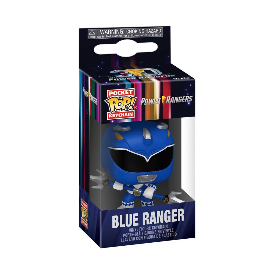 Power Rangers 30th - Blue Ranger Pop! * Keychain