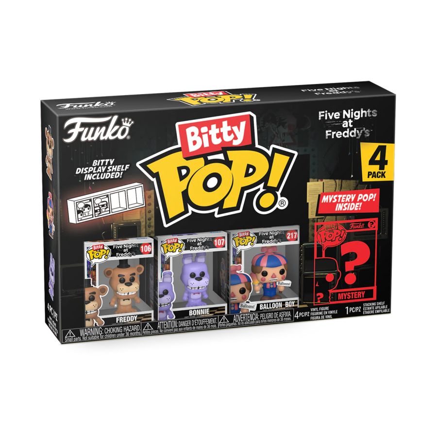 
                  
                    Five Nights at Freddy's - Freddy Bitty Pop! 4-Pack
                  
                