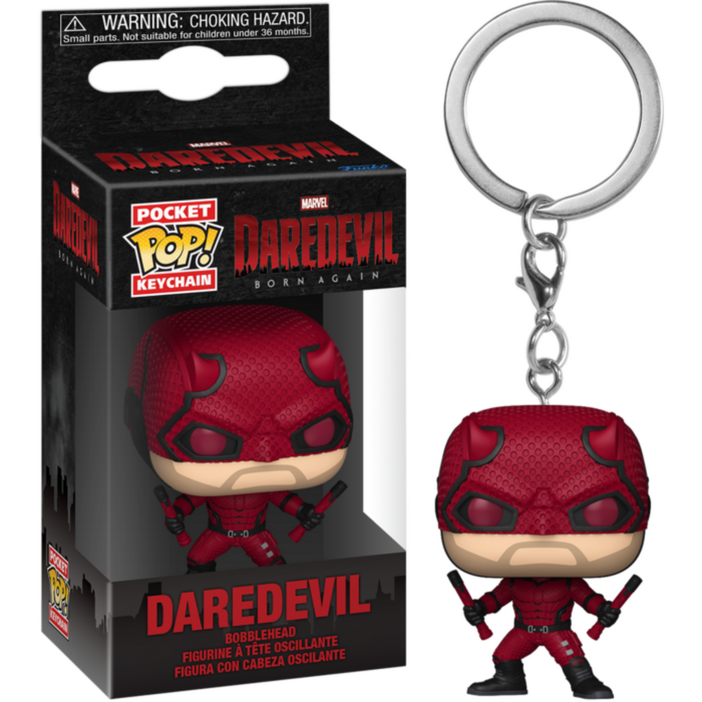 Daredevil: Born Again (2025) - Daredevil Pocket Pop! Keychain